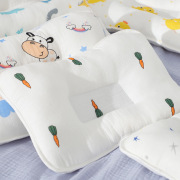 初生婴儿枕头新生儿宝宝枕头定型枕防偏头四季通用印花纱布夏全棉