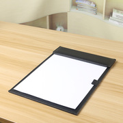 6b76皮质会议室茶杯垫商务a4文件夹板夹磁性书写字垫板可印