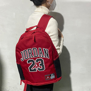 jordan双肩背包学生，书包耐克大容量aj休闲潮流男旅行包运动包