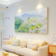 野地美树子联名日式原木，风客厅沙发背景墙装饰画卧室风景挂画