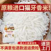 原粮进口猫牙米超长粒香米大米2023年新米泰国香米丝苗米炒饭专用