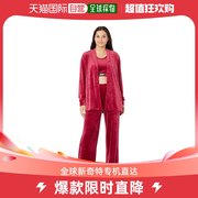 香港直邮潮奢dkny女士，pants长袖层次短款坦克套装