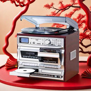 lp留声机黑胶唱片机蓝牙，老式电唱机欧式收音机老复古蓝牙cd一体机