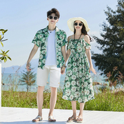 情侣装夏装裙子套装，东南亚三亚泰国旅游度假海边沙滩穿搭衣服蜜月