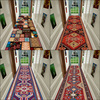 摩洛哥客厅地毯家用走廊过道楼梯地毯卧室床边毯入户门垫玄关地垫