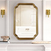 欧式美式卫生间壁挂镜子现代简约浴室镜洗漱镜复古梳妆台镜装饰镜