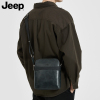Jeep男包单肩包真皮商务休闲公文包牛皮斜挎包男士包包小背包