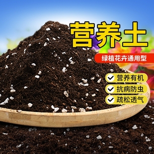 营养土升土种菜种花绿植通用型，有机家用花卉养花肥料栽培土发酵