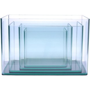 鱼缸60cm鱼缸 窄长条型 长方形热弯玻璃鱼缸长桌面小型鱼缸