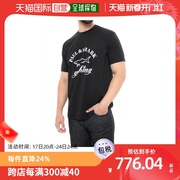 香港直邮Paul & Shark 黑色圆领短袖T恤 11311628-221潮流
