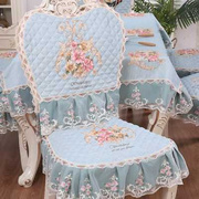 欧式餐桌布艺椅子套加厚家用凳子套简约坐垫防滑圆桌布客厅茶几布