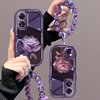 适用oppoa1活力版手机壳a1x女士，唯美超火高级感硅胶晶莹紫玫瑰花朵防摔全包保护套