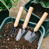 园艺小工具三件套花园盆载小铲子，小耙子种植种花家用换土松土多肉