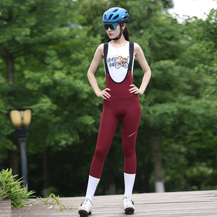 「春夏经典款-零感二代」背带骑行长裤，自行车男女款意大利双箭头