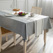 北欧餐桌桌旗餐桌垫简约布艺长条棉麻电视柜布中间餐桌桌布餐垫