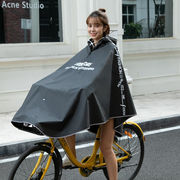 英玛仕自行车雨衣单人雨衣，学生骑行高中生，雨披环保时尚大帽檐单车