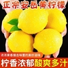 天天低价四川安岳黄柠檬(黄柠檬，)一级果359斤现摘皮薄多汁榨汁