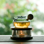 拓土玻璃茶壶保温底座蜡烛煮茶炉加热陶瓷温茶炉花茶水果茶煮茶器
