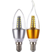 led蜡烛灯泡三色变光E14小螺口5W7W9W12W节能灯家用e27螺口小灯泡