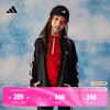 休闲三条纹长袖套装女大童儿童春夏新款adidas阿迪达斯轻运动