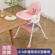 宝宝餐椅吃饭可折叠便携式家用婴儿椅子多功能餐桌椅，座椅儿童饭桌