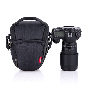 单肩三角相机包适用于佳能5d4r10r6尼康d850810adf索尼a9a7单反微单相机一机一镜摄影腰包
