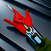 蜘蛛侠发射器手套护腕手环黑科技，吐丝正版真的喷丝手办玩具怎么买