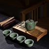 茶具套装家用简约现代客厅办公茶道，套竹制茶盘茶壶茶杯茶功夫茶具