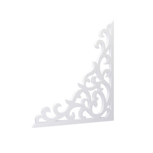 网红角花木塑板镂空装饰木雕，花格天花墙贴门洞垭口对角欧式pv