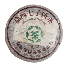 福海普洱2006年福海宫廷普洱茶熟茶云南勐海七子饼500g大饼05料