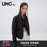 LINCCHIC金羽杰羽绒服女简约立领轻薄短款羽绒服女冬季Y22801132Y