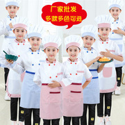 少儿厨师服套装幼儿园烘焙小厨师服装幼儿厨师衣服角色区扮演小孩