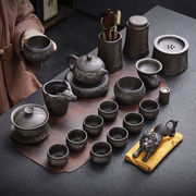 毓器堂宜兴高档紫砂功夫茶具套装家用轻奢茶具用品整套陶瓷茶壶杯