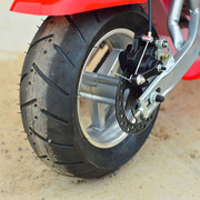 迷你摩托车配件齐全轮胎外壳，油门线油箱，刹车链条离合器齿轮