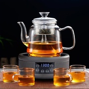 蒸汽煮茶器玻璃套装家用全自动电功夫茶具泡茶器陶炉烧水壶黑白茶
