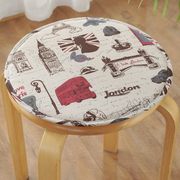 四季小圆垫坐垫海绵椅子垫子，防滑红木圆凳子圆形实木餐椅垫记忆棉
