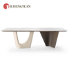 juhengyuan意式极，简简奢大理石长餐桌椅，组合高端设计师定制家具