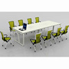 简约会议桌2.8米 板式电脑桌大型会议台办公会客桌椅钢脚培训桌
