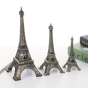 巴黎埃菲尔铁塔模型 金属工艺品欧式家居装饰品拍摄道具 创意摆件