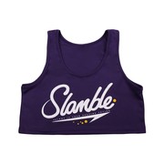 SLAMBLE夏季女士运动背心大码吊带短款内搭 跑步瑜伽训练外穿