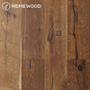 REMEWOOD进口橡木手工镶嵌仿古三层实木复合地板环保耐磨地热地板