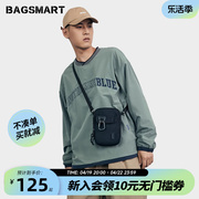 bagsmart男士小挎包胸包潮流，手机包包单肩包斜挎包，男ins小包男包