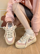 回力女鞋草莓帆布鞋子女秋季设计厚底板鞋2023原创小众小白鞋