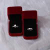 婚礼莫桑克拉&对男士，一订婚戒仿真一对高级时尚，道具送女结婚戒指