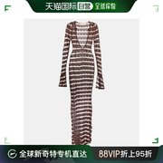 香港直邮潮奢ayamuse女士，半透视蕾丝长款连衣裙004300