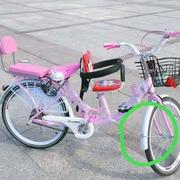 高档亲子母子g自行车式带娃前人双人后置护女栏接送孩子可带儿