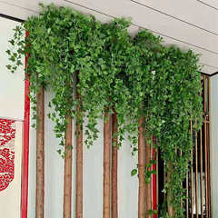 仿真绿植壁挂爬山虎塑料假花藤条藤蔓绿叶植物墙面装饰遮挡吊兰