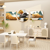 客厅沙发3d立体自粘电视背景墙面装饰壁画2023轻奢高级感贴纸