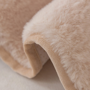 定制轻奢风皮草沙发垫冬季兔毛绒加厚皮沙发，专用坐垫防滑保暖沙发