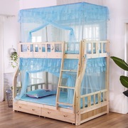 上下床蚊帐子母床高低，双层床铺家用儿童床，加密加厚不锈钢支架系绳